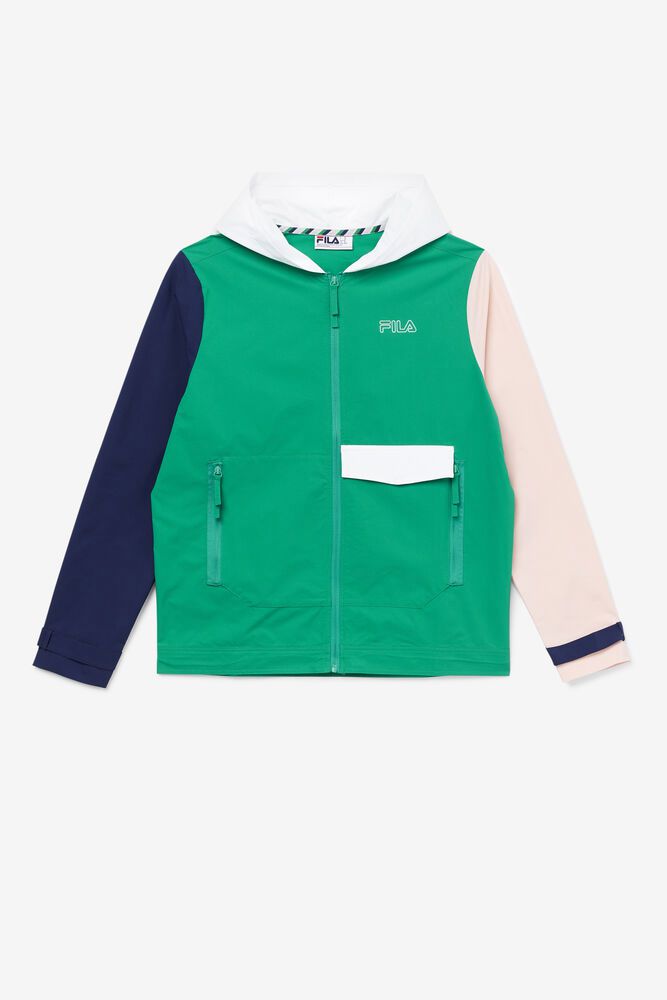 Fila Jakke Herre Grønn Dutton Woven Wind 237861-AMW